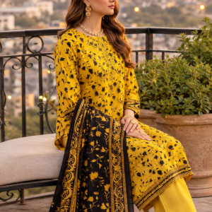 Zar-e-Gul – Khaddar 3-Piece Suit | Mehr Mahal